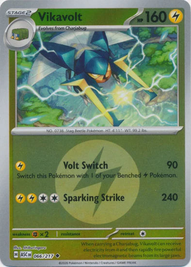 Vikavolt (Energy Symbol Pattern) - 066/217 - Uncommon - Reverse Holo