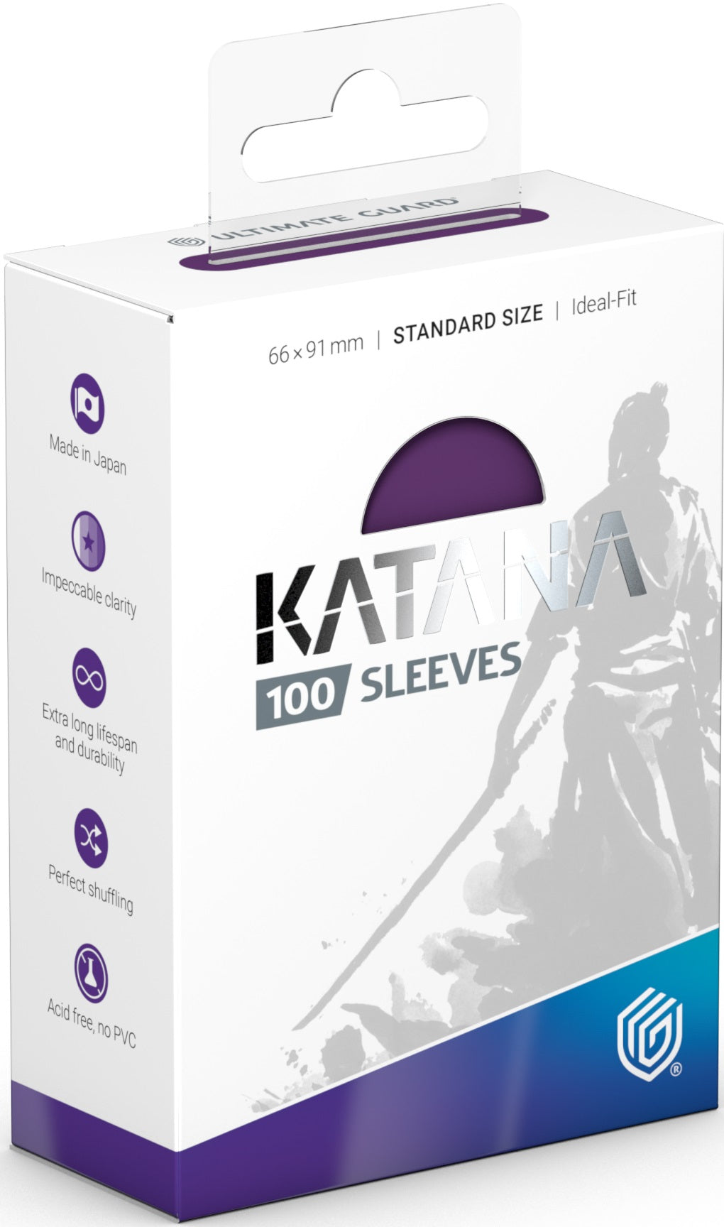 Ultimate Guard - Katana Sleeves - Standard Size - 100CT - Various Colors