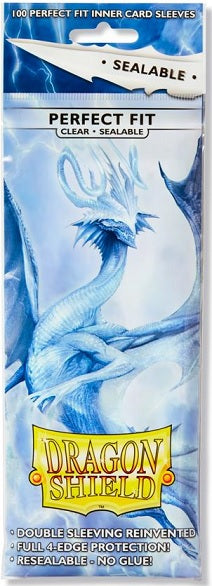 Dragon Shield - 100ct Standard Size - Perfect Fit Sealable - Clear