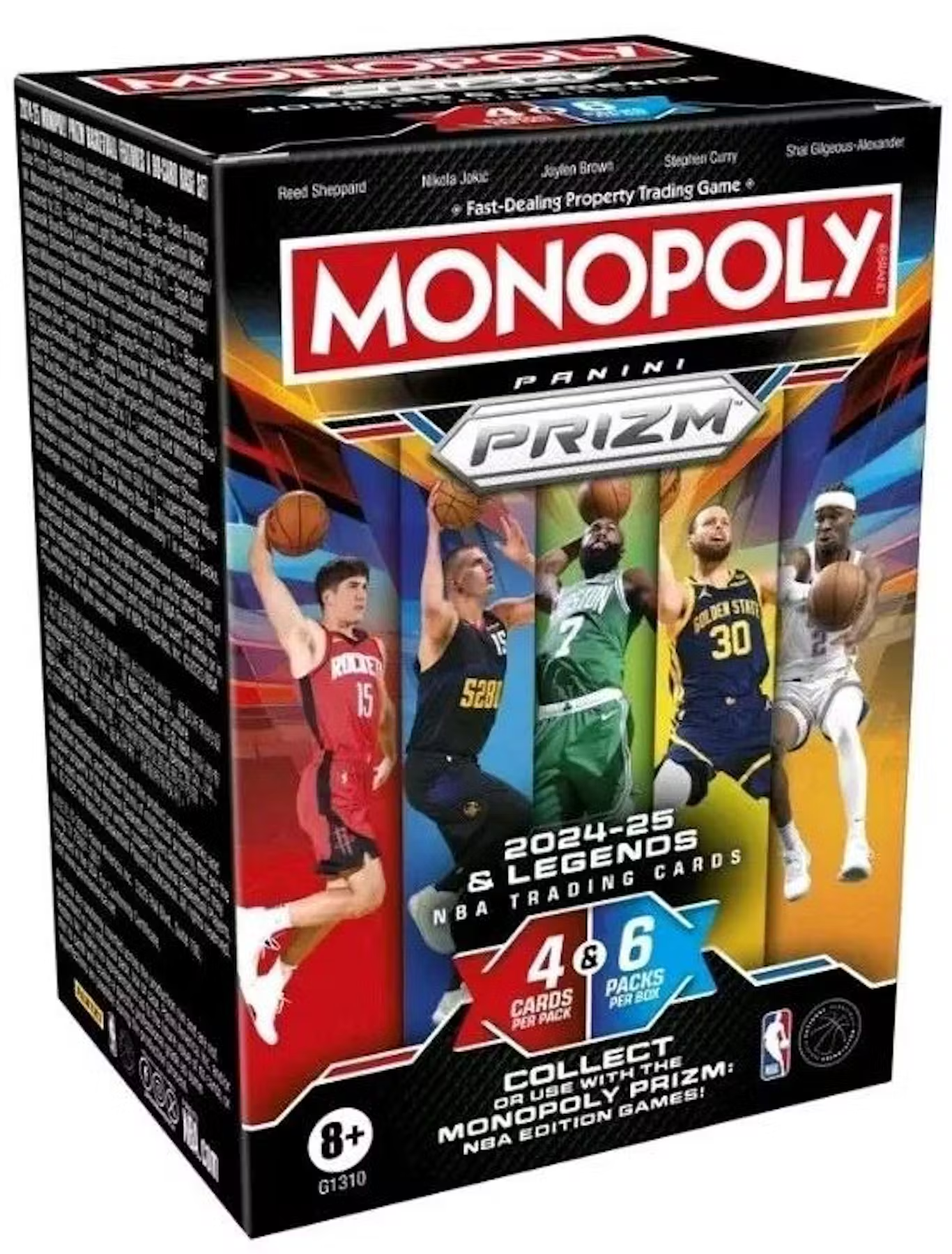 2024/25 Panini Prizm Monopoly Basketball 6-Pack Blaster Box