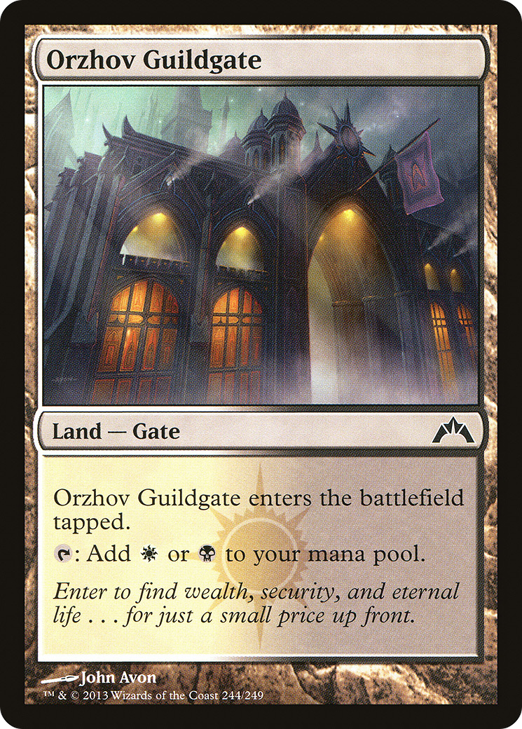 Orzhov Guildgate (GTC-244)  Foil