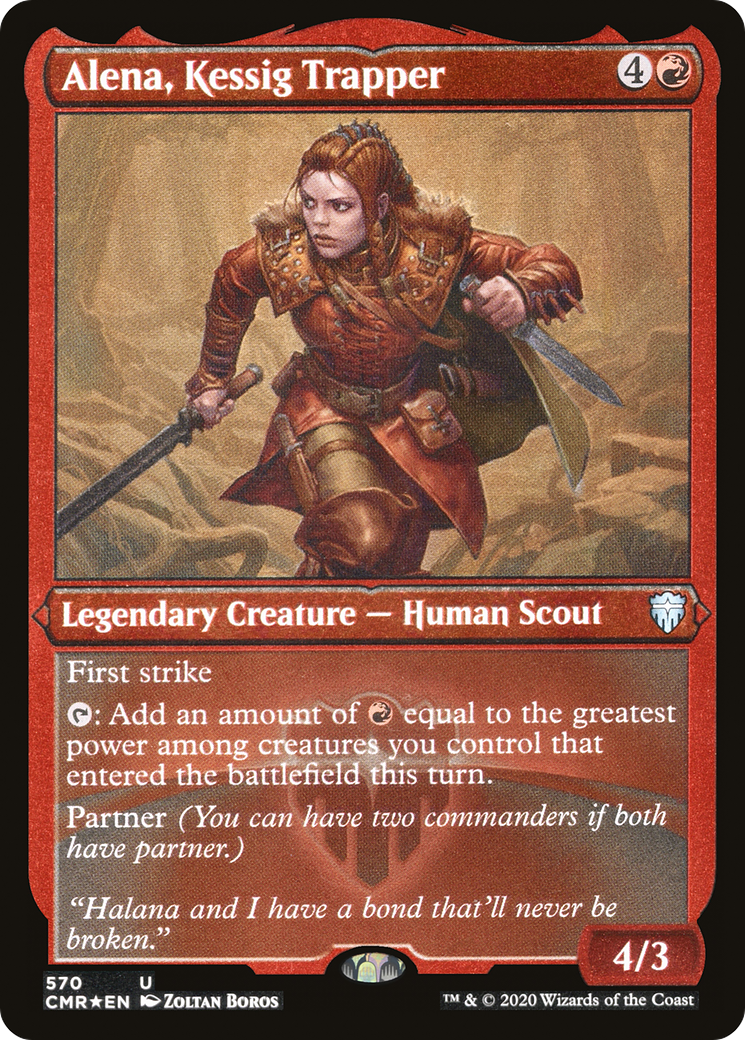 Alena, Kessig Trapper (Foil Etched) (CMR-570)  Foil