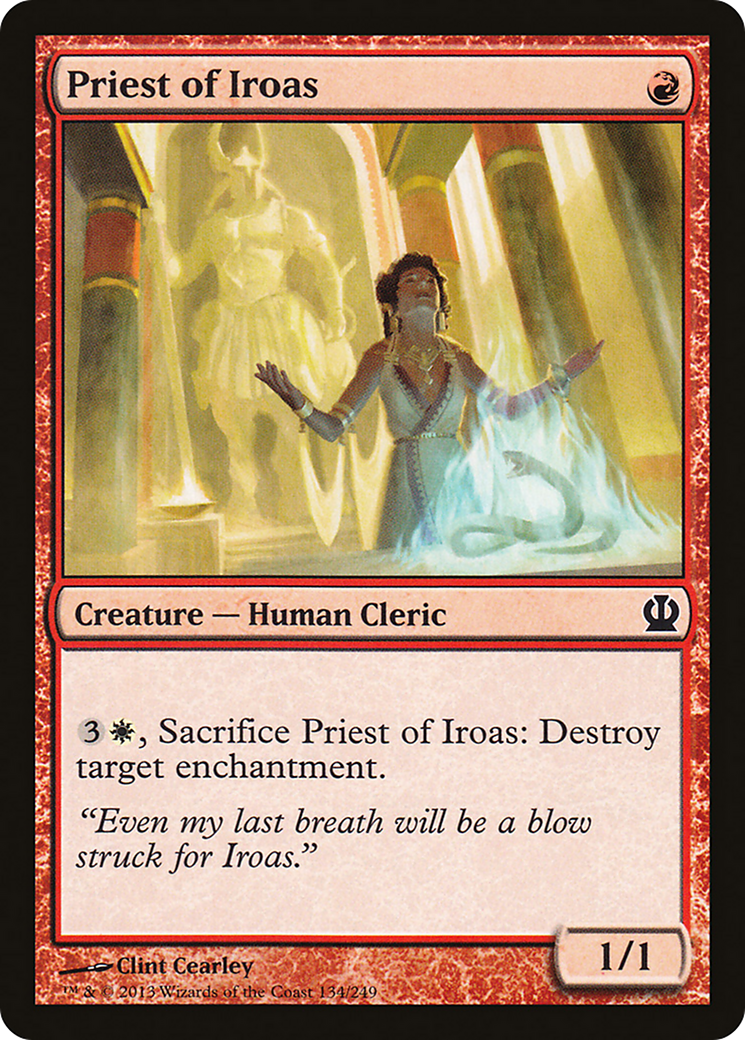 Priest of Iroas (THS-134)  Foil