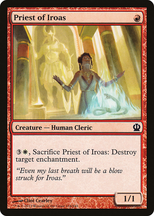Priest of Iroas (THS-134)  Foil