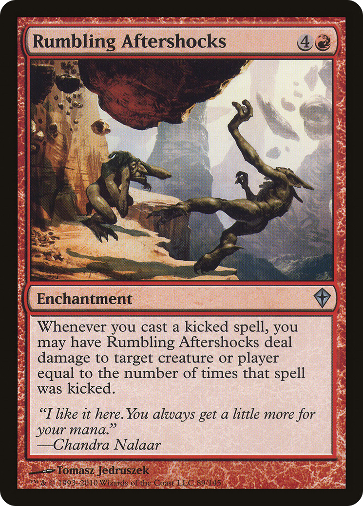 Rumbling Aftershocks (WWK-089)  Foil