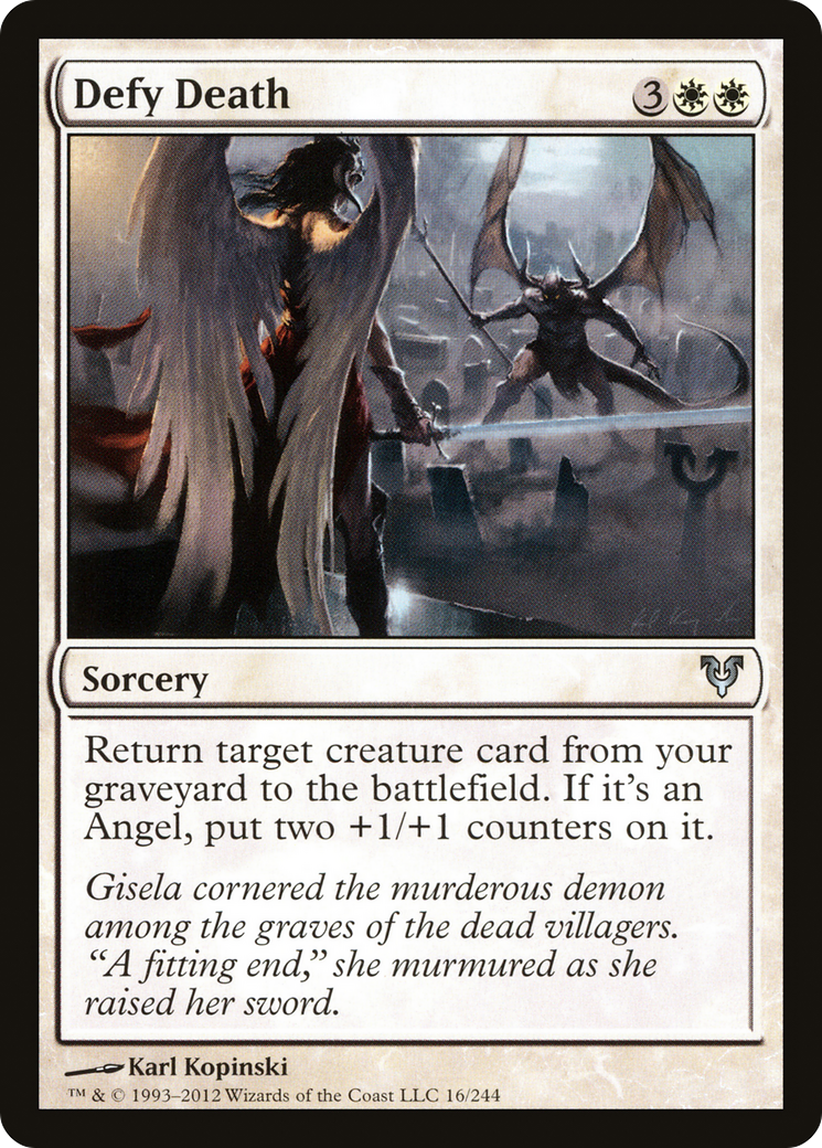 Defy Death (AVR-016)  Foil
