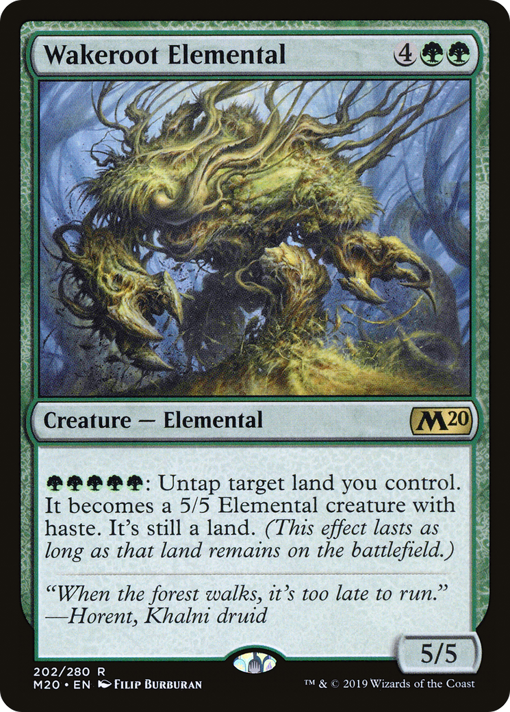 Wakeroot Elemental (M20-202)  Foil
