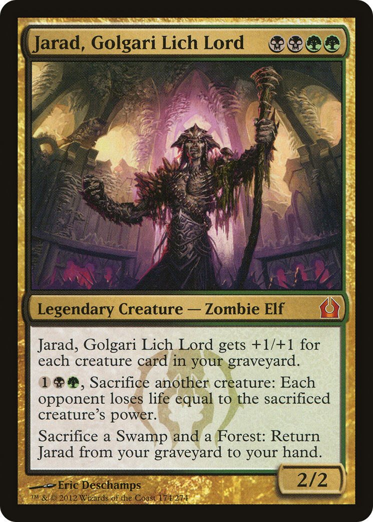 Jarad, Golgari Lich Lord (RTR-174)  Foil