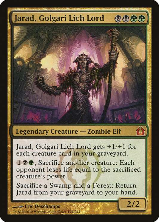 Jarad, Golgari Lich Lord (RTR-174)  Foil