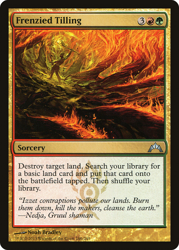 Frenzied Tilling (GTC-166)  Foil
