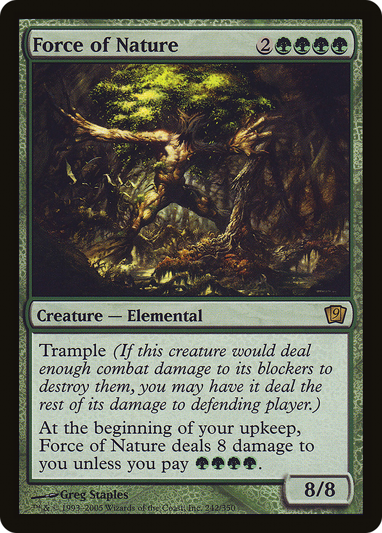 Force of Nature (9ED-242)  Foil