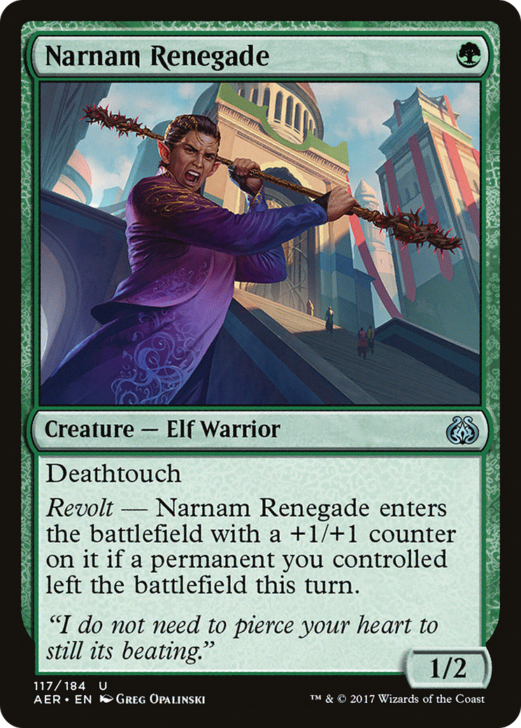 Narnam Renegade (AER-117)  Foil