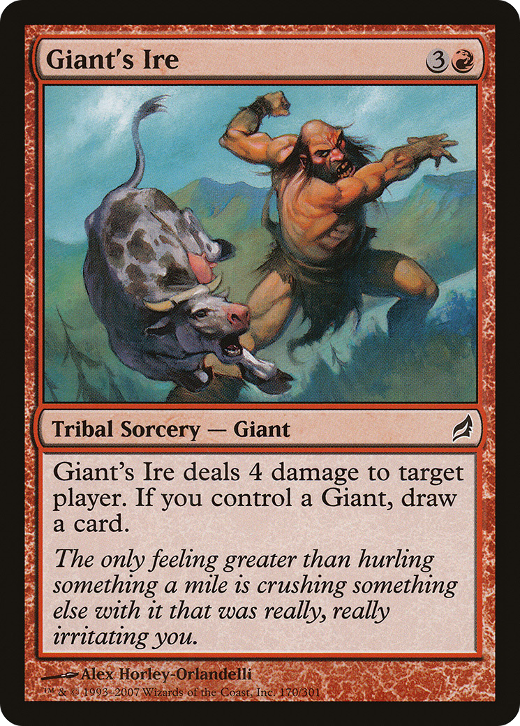 Giant's Ire (LRW-170)  Foil