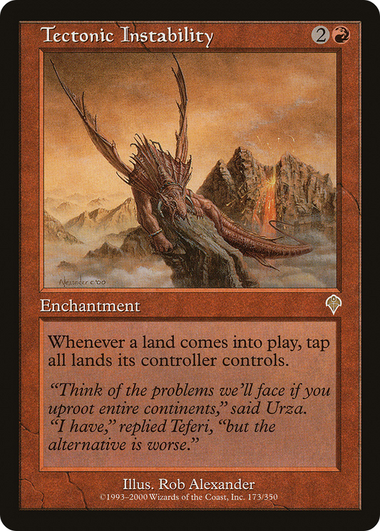 Tectonic Instability (INV-173)  Foil