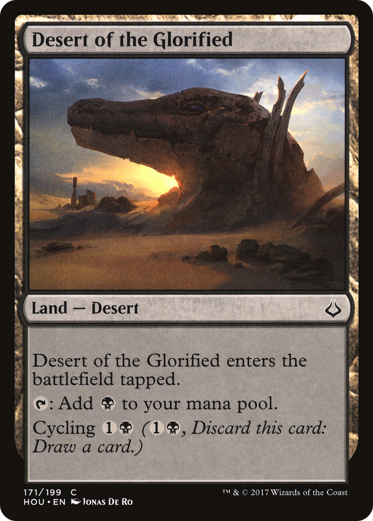 Desert of the Glorified (HOU-171)  Foil