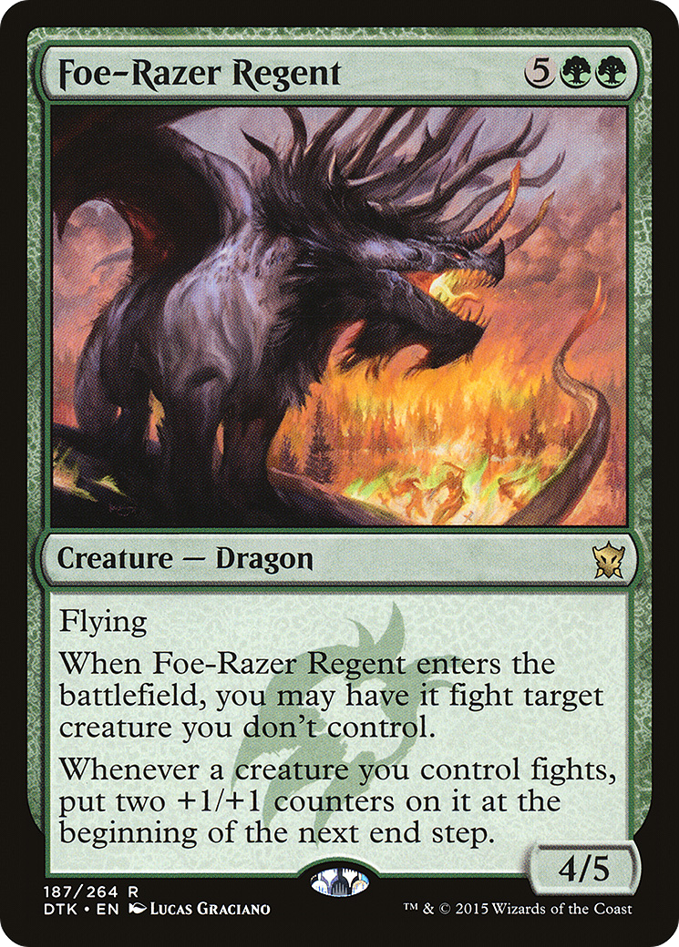 Foe-Razer Regent (DTK-187)  Foil