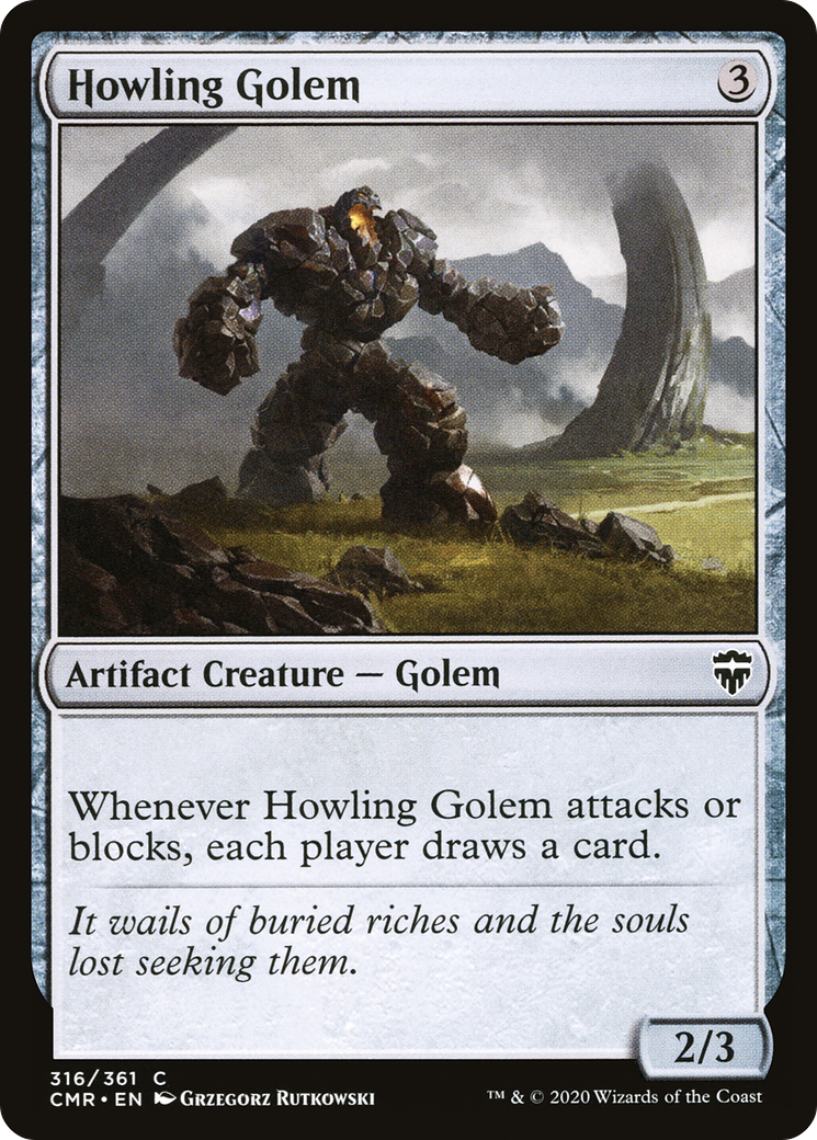 Howling Golem (CMR-316)  Foil