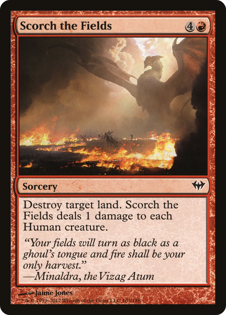 Scorch the Fields (DKA-103)  Foil
