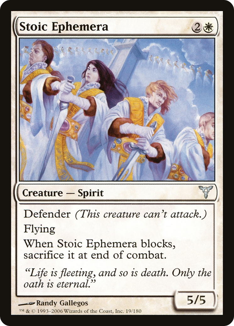 Stoic Ephemera (DIS-019)  Foil