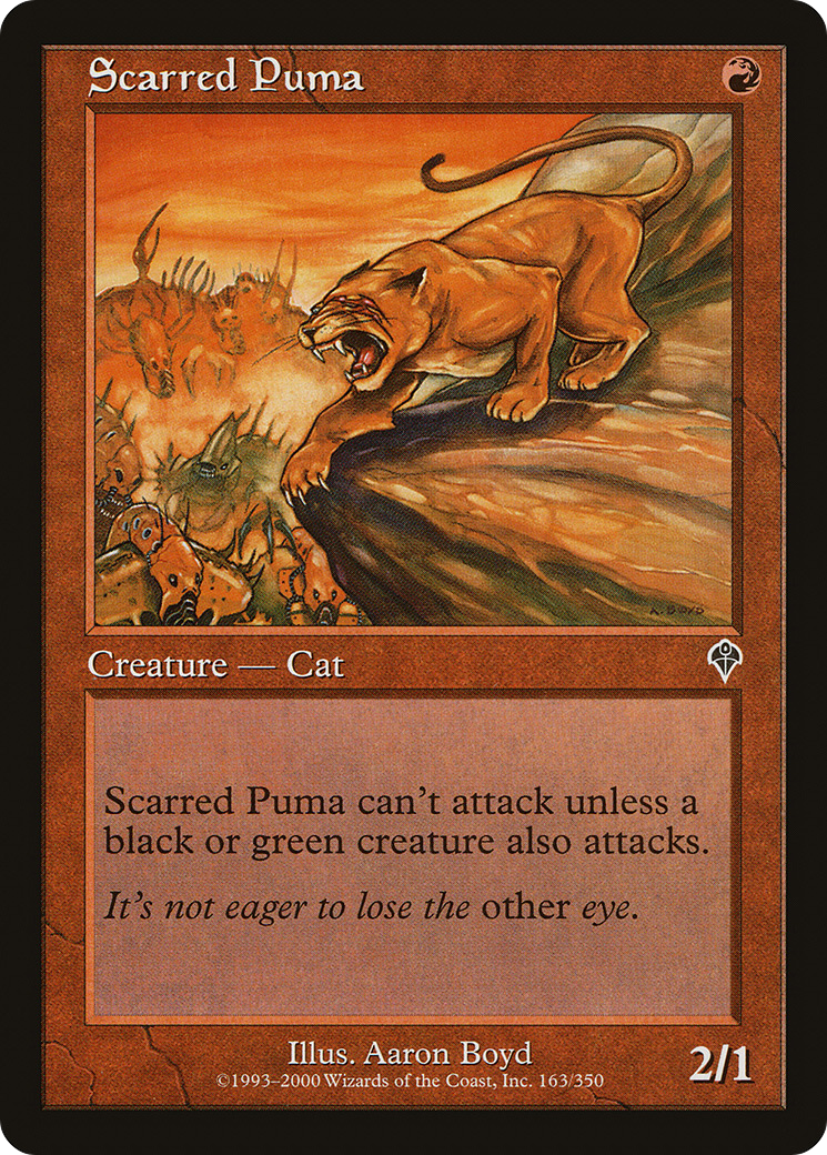 Scarred Puma (INV-163)  Foil