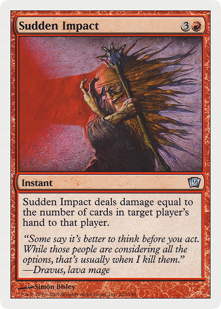Sudden Impact (9ED-222)  Foil