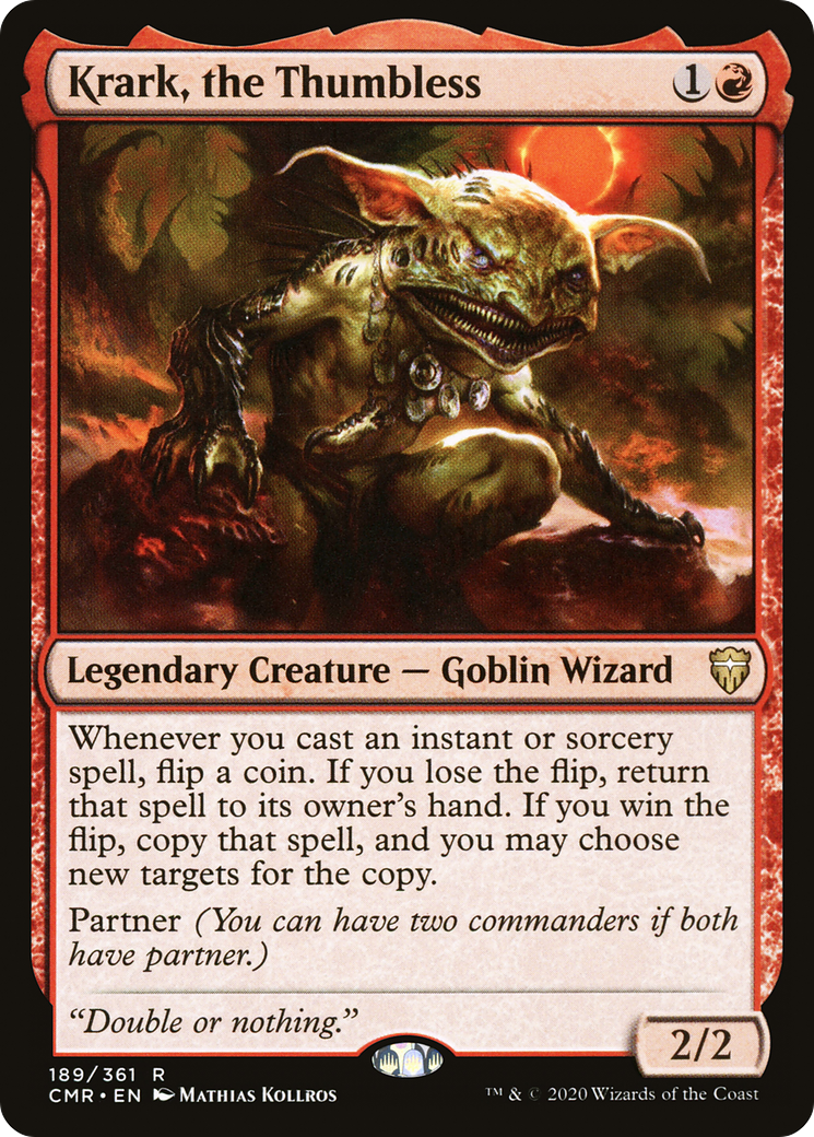 Krark, the Thumbless (CMR-189)  Foil