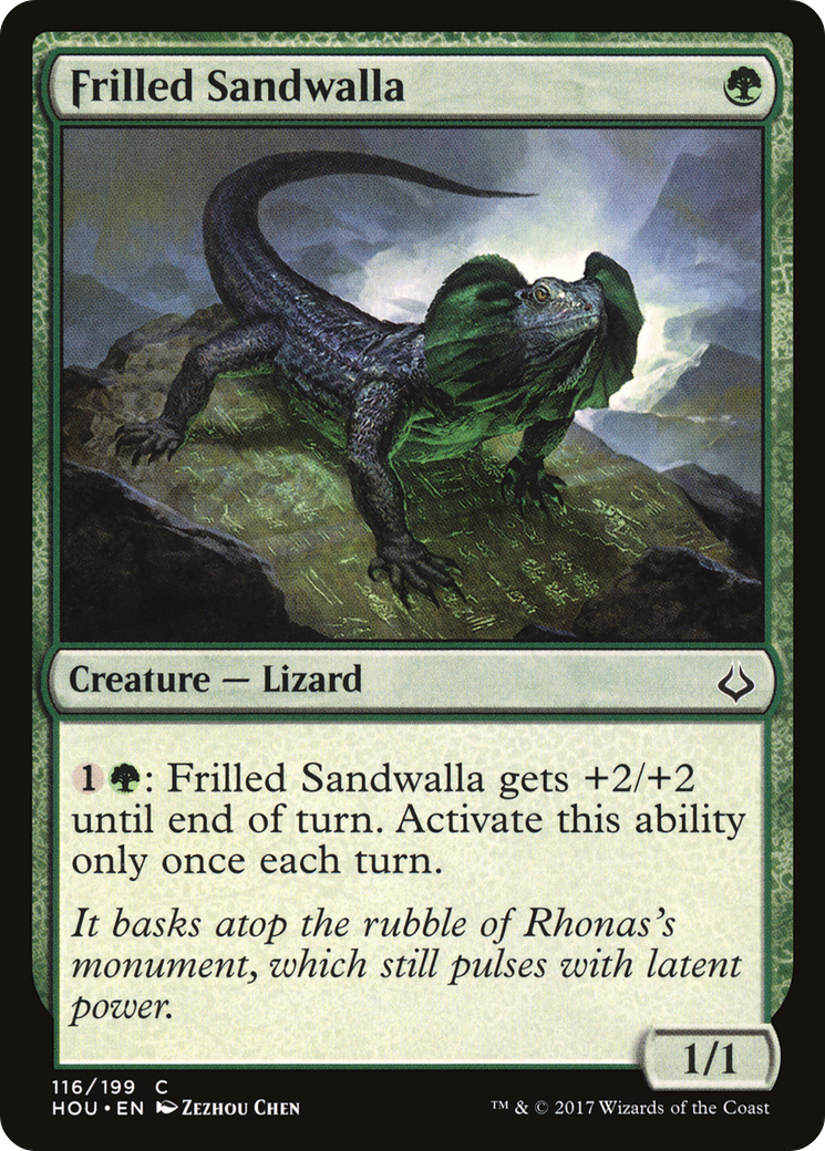 Frilled Sandwalla (HOU-116)  Foil