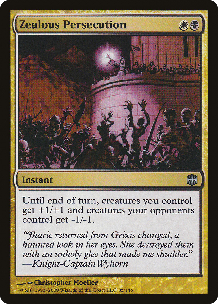 Zealous Persecution (ARB-085)  Foil
