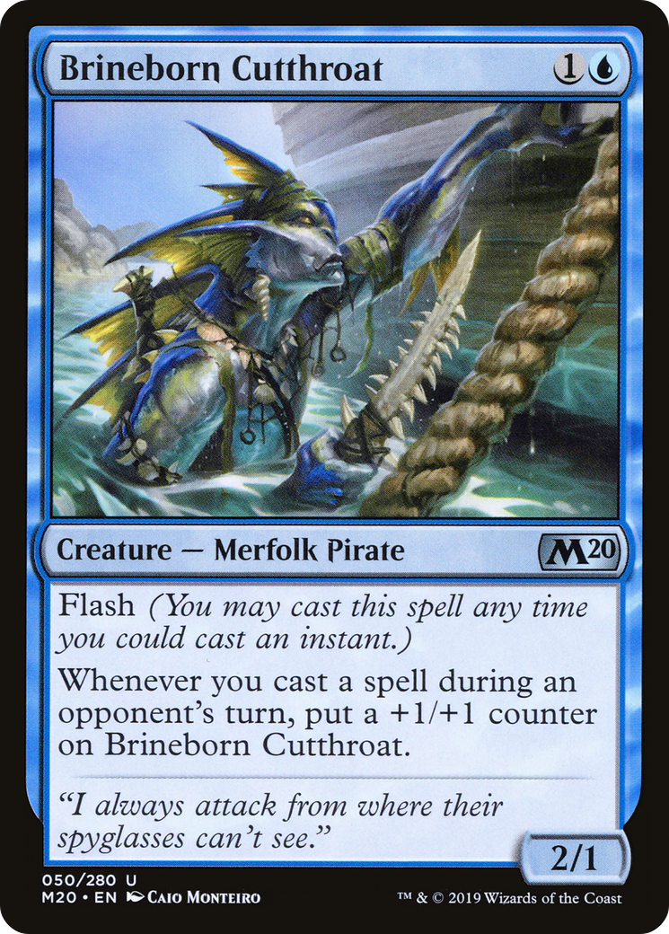Brineborn Cutthroat (M20-050)  Foil