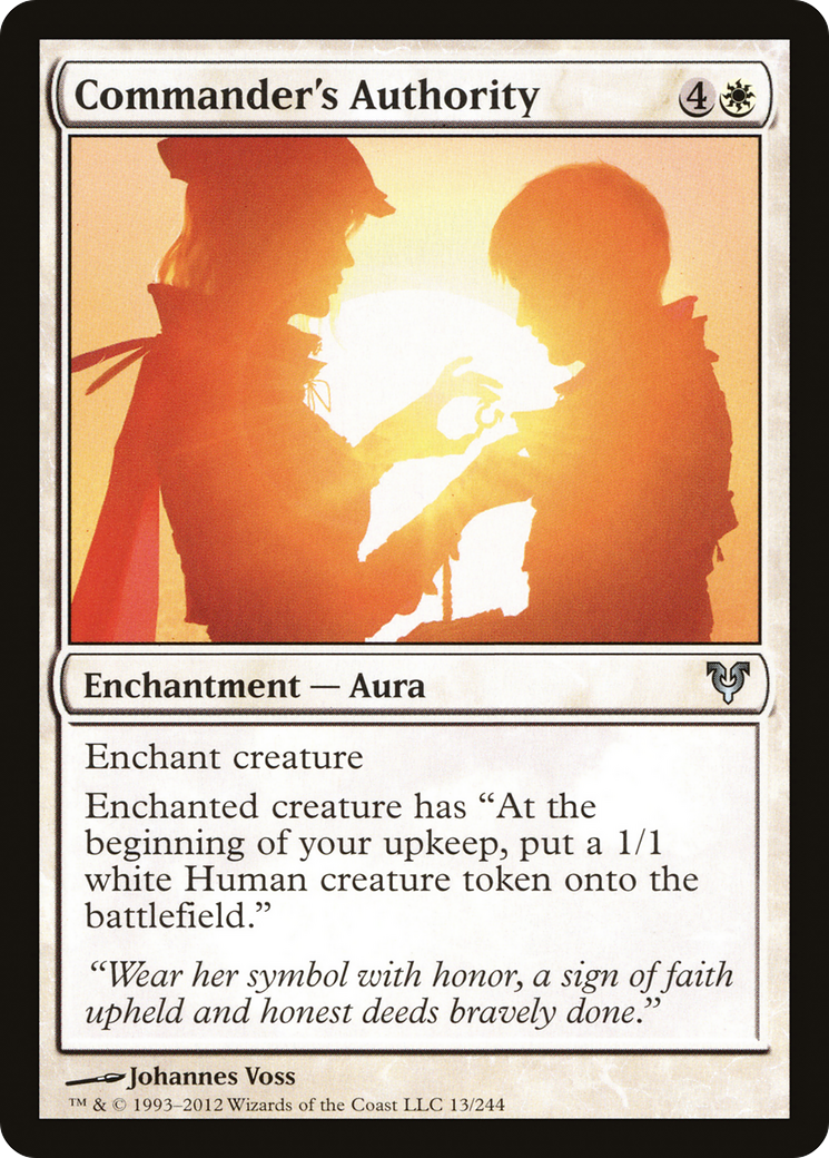 Commander's Authority (AVR-013)  Foil