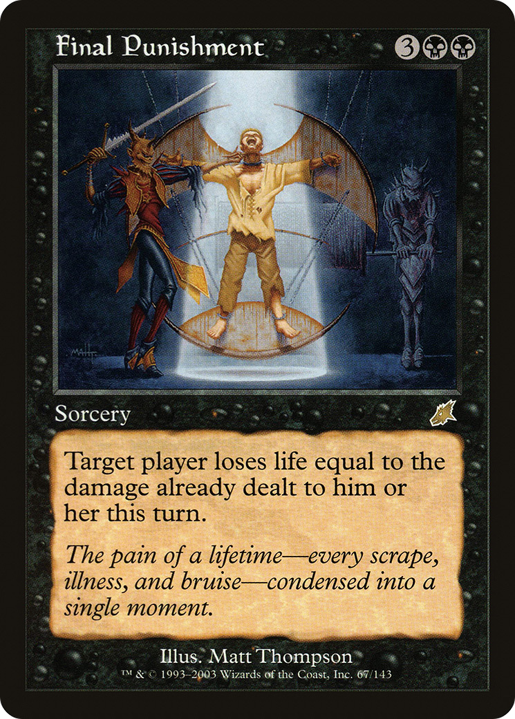 Final Punishment (SCG-067)  Foil