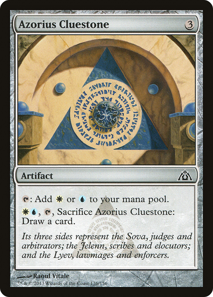 Azorius Cluestone (DGM-136)  Foil
