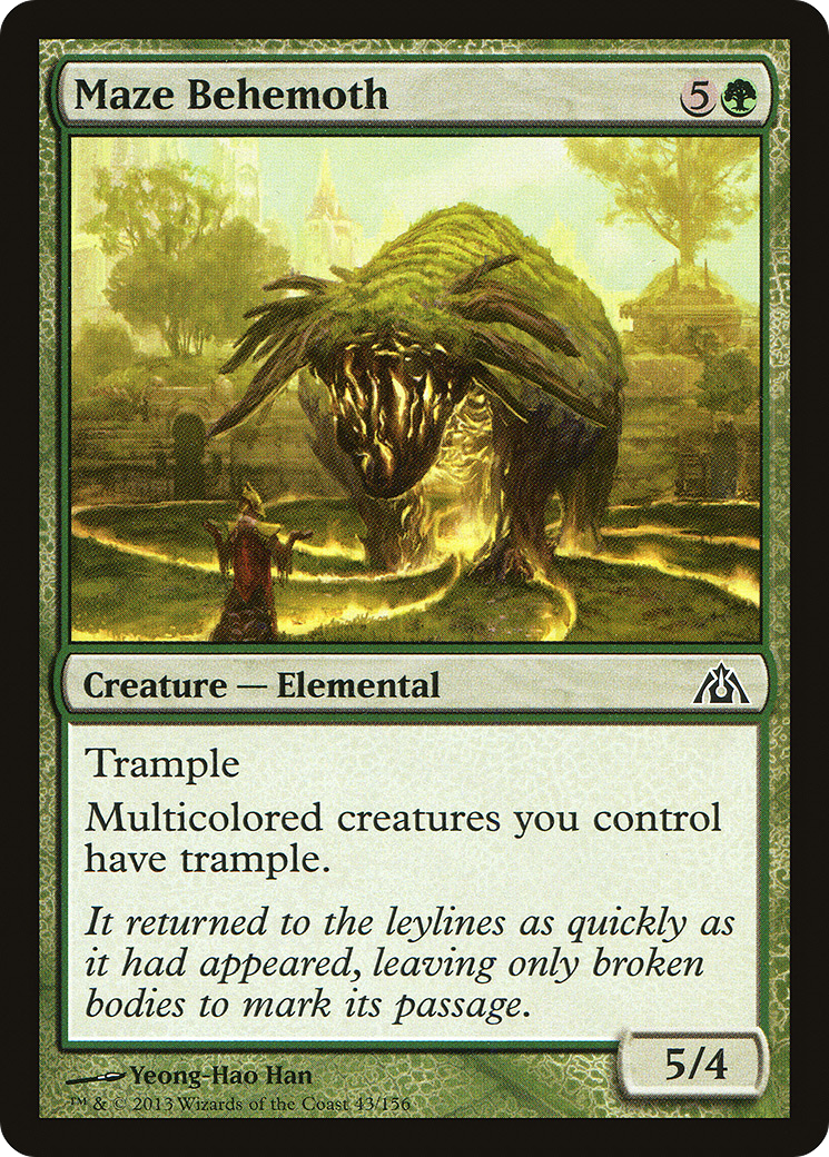 Maze Behemoth (DGM-043)  Foil