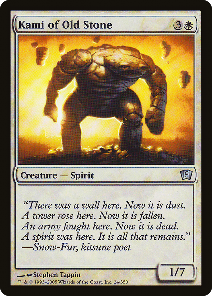 Kami of Old Stone (9ED-024)
