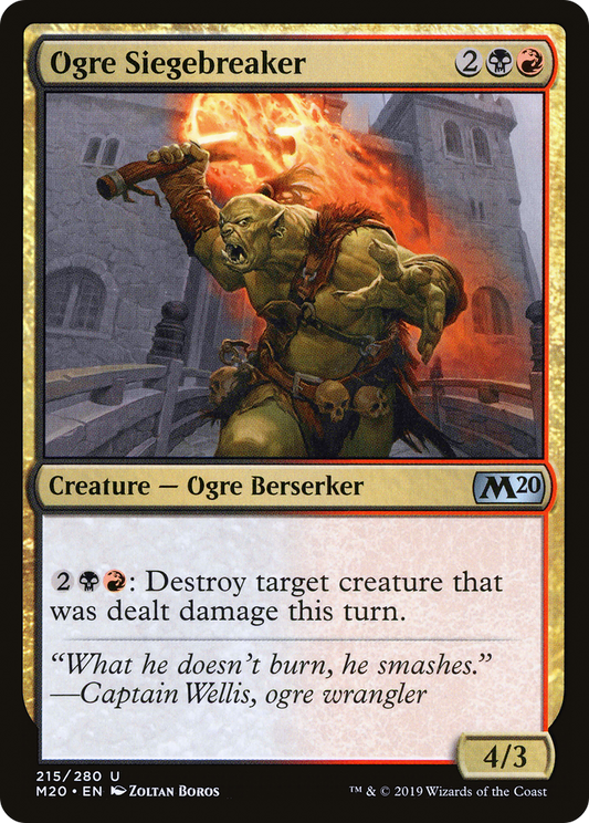 Ogre Siegebreaker (M20-215)  Foil