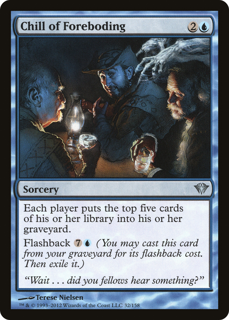 Chill of Foreboding (DKA-032)  Foil
