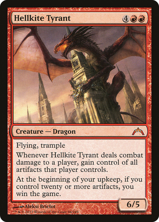 Hellkite Tyrant (GTC-094)  Foil