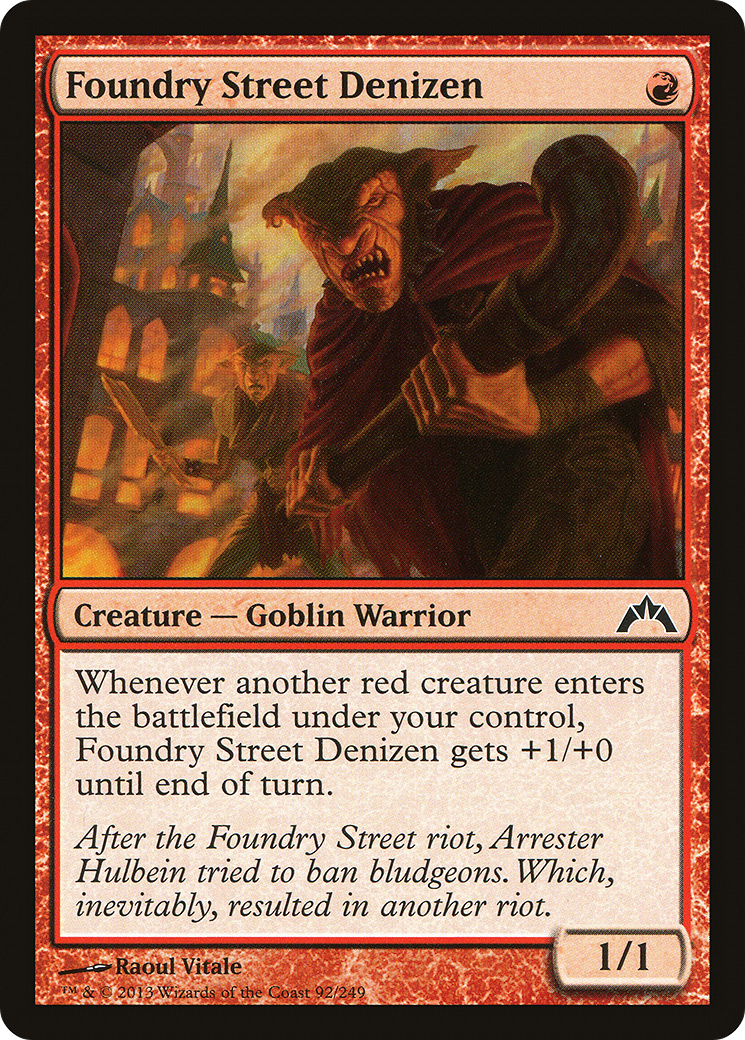 Foundry Street Denizen (GTC-092)  Foil