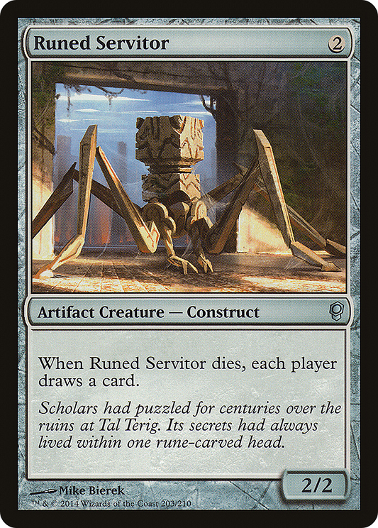 Runed Servitor (CNS-203)  Foil