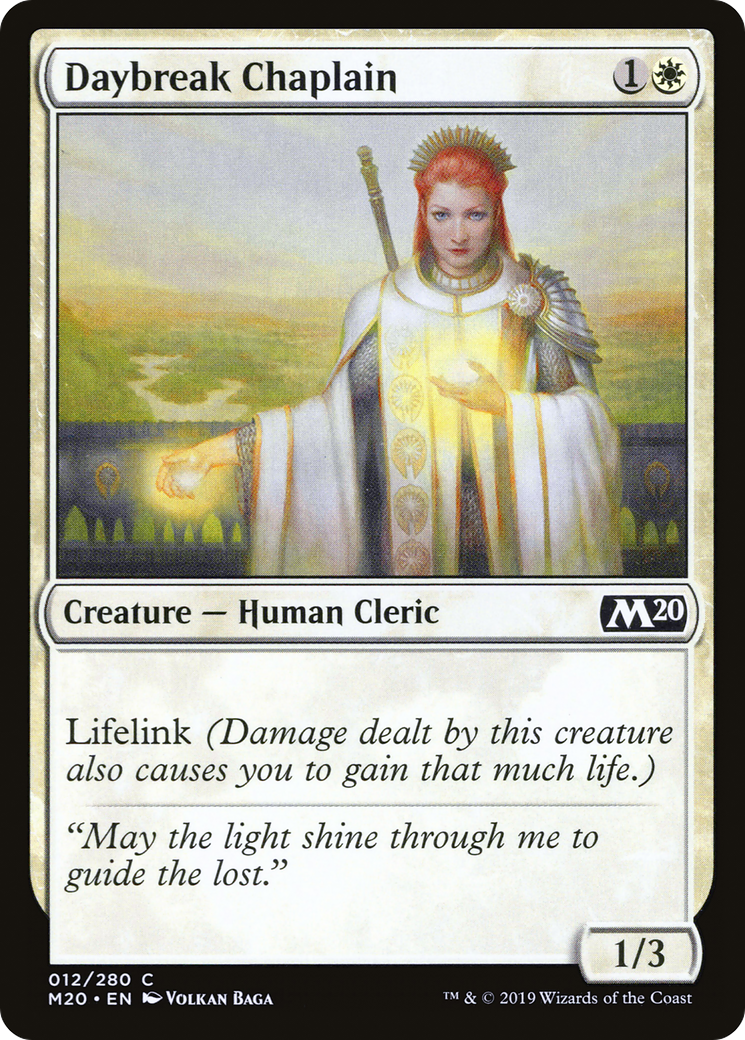 Daybreak Chaplain (M20-012)  Foil
