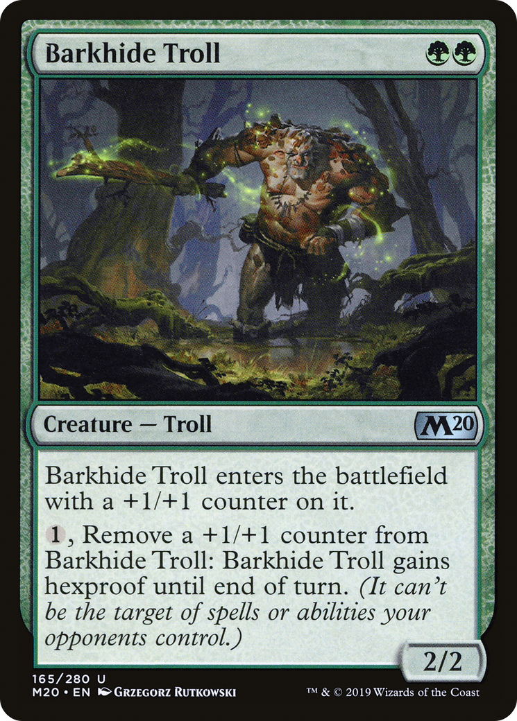 Barkhide Troll (M20-165)  Foil