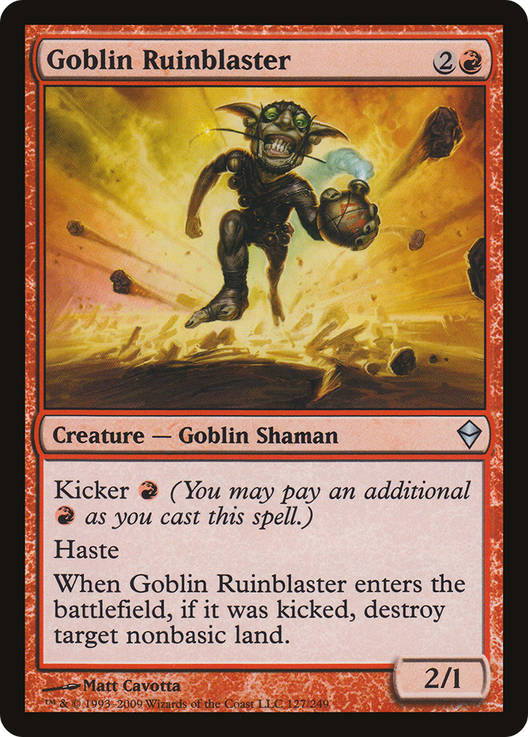 Goblin Ruinblaster (ZEN-127)  Foil