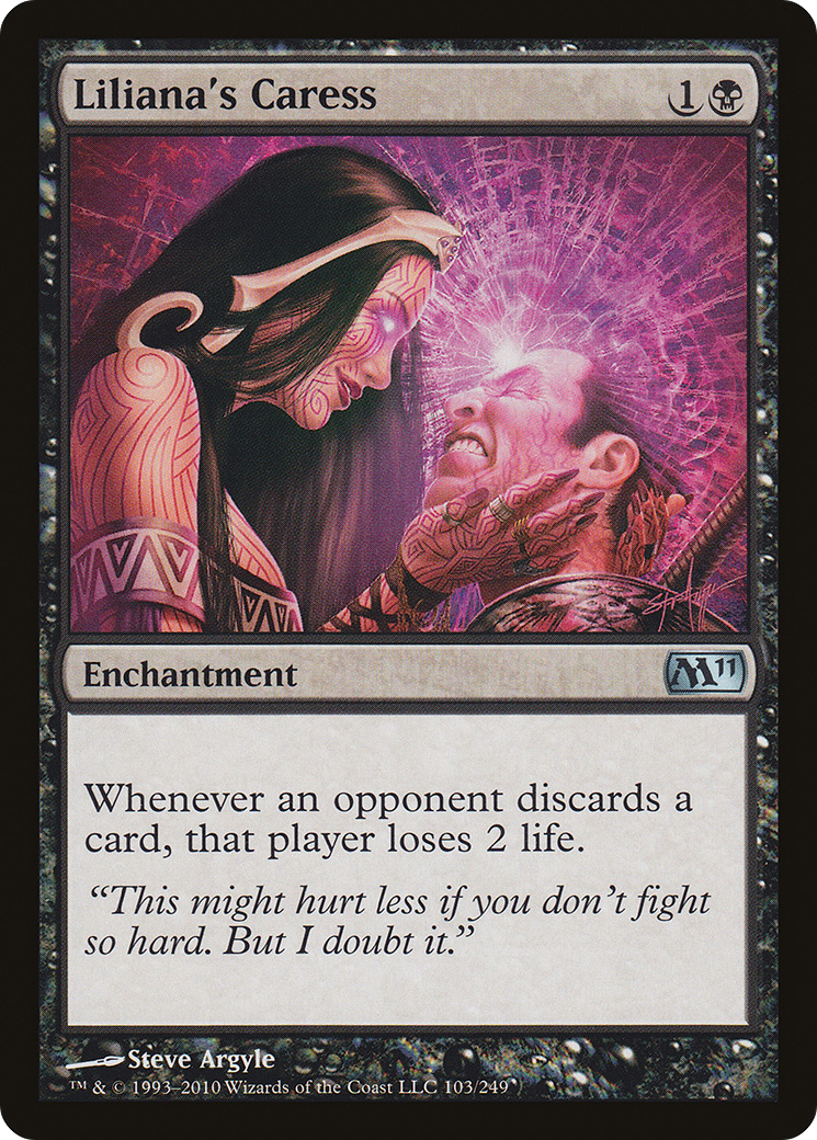 Liliana's Caress (M11-103)  Foil