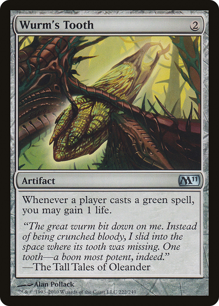 Wurm's Tooth (M11-222)  Foil