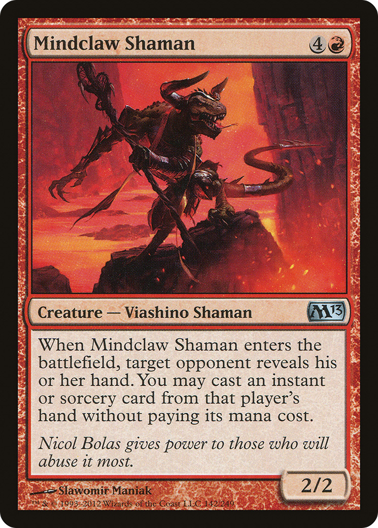 Mindclaw Shaman (M13-142)  Foil