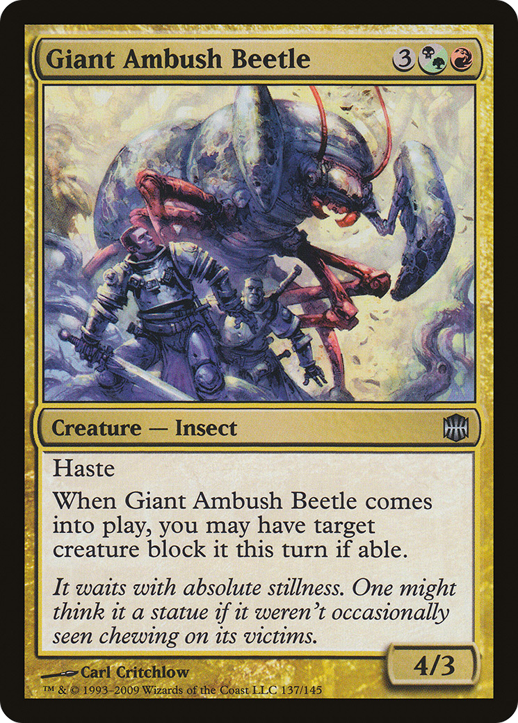 Giant Ambush Beetle (ARB-137)  Foil