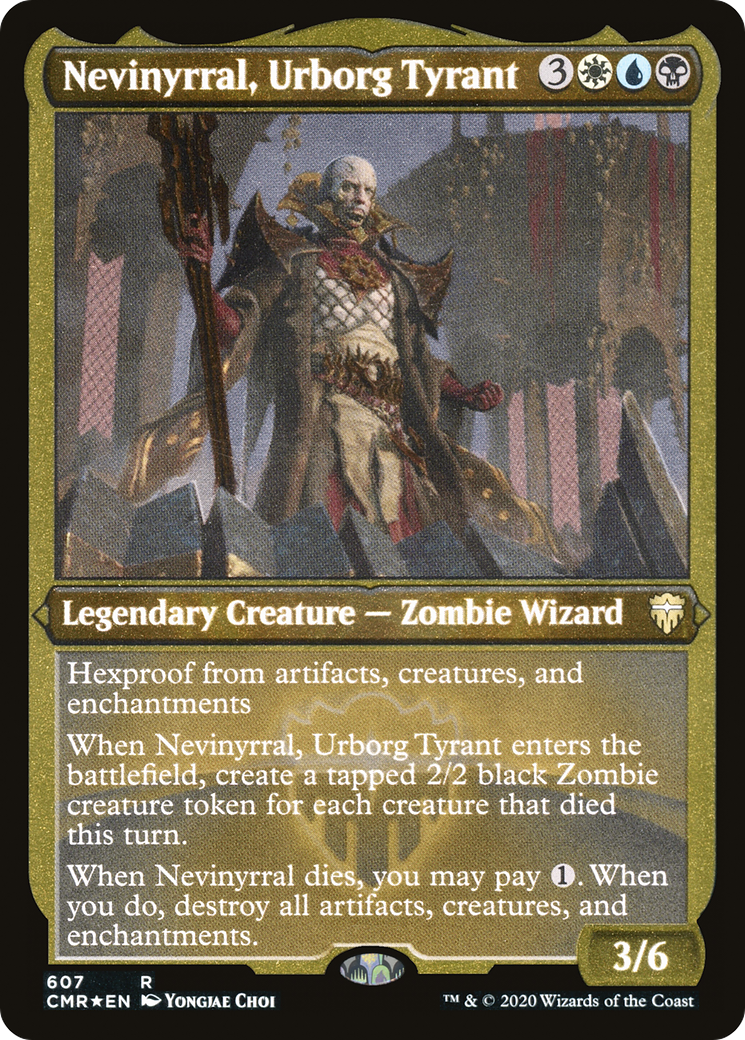 Nevinyrral, Urborg Tyrant (Foil Etched) (CMR-607)  Foil