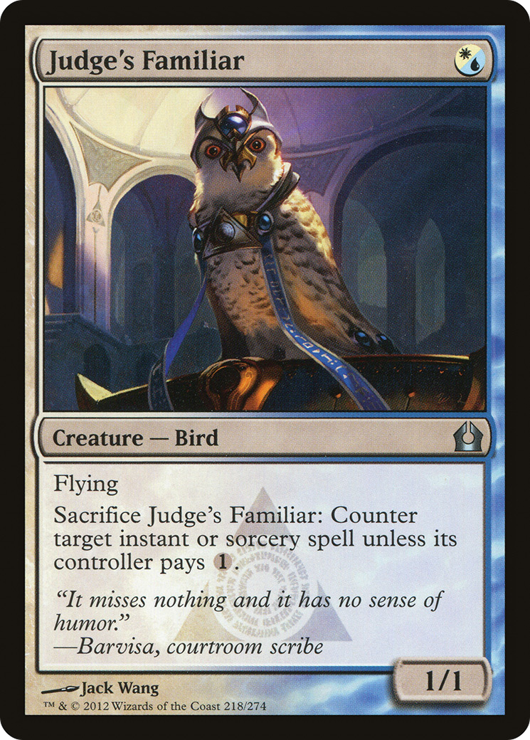 Judge's Familiar (RTR-218)  Foil