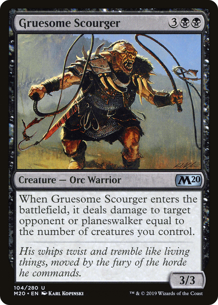 Gruesome Scourger (M20-104)  Foil
