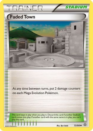 Faded Town - 73/98 - Uncommon - Reverse Holo